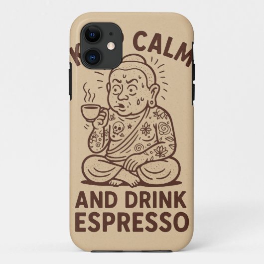 cafeïnehoudend call-Hoesje Case-Mate iPhone Case (Achterkant)