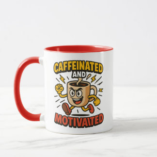 Cafeïnehoudend en gemotiveerd - Power Mok Design