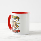 Cafeïnehoudend en gemotiveerd - Power Mok Design (Voorkant links)