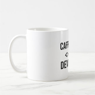 Cafeïnehoudende ontwikkelaar – Coding Coffee Desig Koffiemok