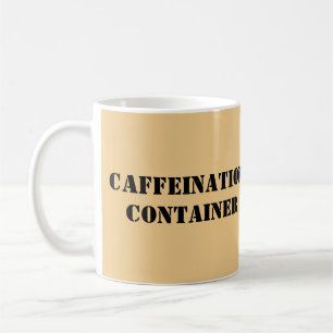 cafeïnehoudende verpakking koffiemok