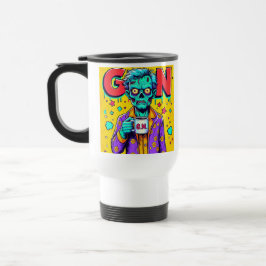 Cafeïnehoudende zombies reisbeker