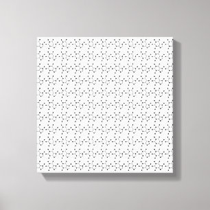 cafeïnemoleculaire bonen canvas afdruk