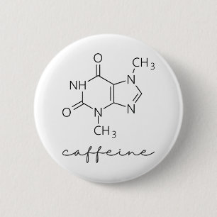 Cafeïnestructuur Ronde Button 5,7 Cm