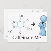 Cafeïnezuur Briefkaart (Voorkant / Achterkant)