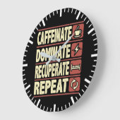 Cafeïnezuur, domineren, herstellen, herhalen – suc grote klok (Hoek)