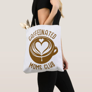 Cafémoeders Club Trendy Mama Coffeeliefhebber Draagtas