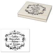 Cafes Chocolat Pates Sirops  Franse stempel (Gestempeld)