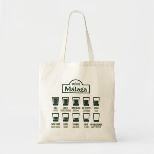 Cafes de Malaga Tote Bag
