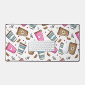 Cafés, Haricots, Coeurs, Amateur De Café (Clavier et souris)