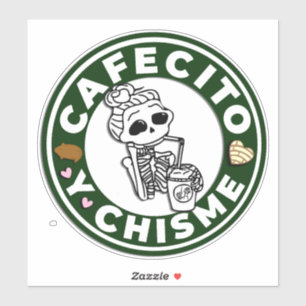 Cafesito y Chisme autocollant autocollant autocoll