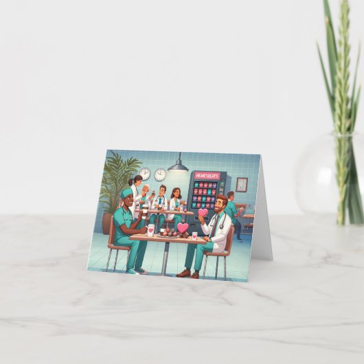 Cafetaria Hartslag Kaart (Voorkant)