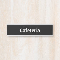 Cafetaria zwart-wit