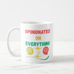 Cafetepot met 'Opinie over Alles' Koffiemok