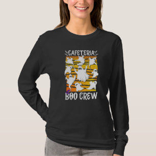 Cafeteria Boo Crew Leraar Lunch Dames Team Spooky T-shirt