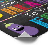 Cafétéria saine de l'école Affiche imprimable (Coin)