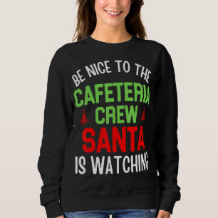 Cafeteria Squad Crew Kerstmis School Lunch Lady X Trui