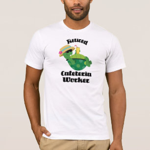 Cafeteria Worker (schildpad) in ruste T-shirt