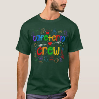 Cafeteriapersoneel Lunch Dames Rock School Werk T-shirt