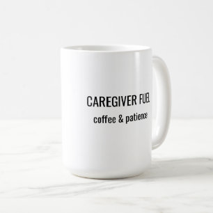 Cafetière et patience pour l'aidant Mug
