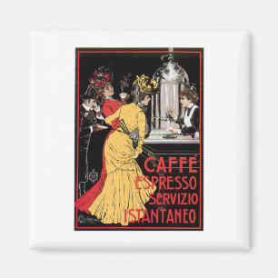 Caffe Espresso Coffee Drink & Art Magneet
