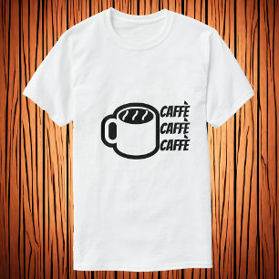 Caffè Koffie in de Italiaanse T-Shirt