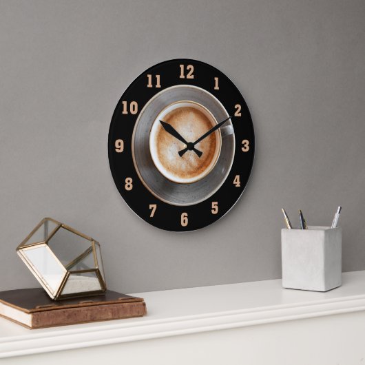 Caffé Latte Clock Grote Klok (Kantoor)