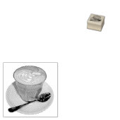 Caffè latte 	rubberstempel (Gestempeld)