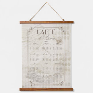 Caffe Roma 2026 Wall Calendar Art Hangend Wandkleed