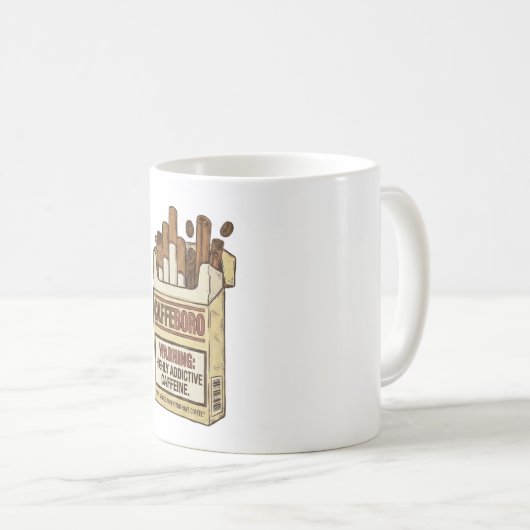 Caffeboro Highly Addictive Caffeine Coffee Mug  (Devant droit)