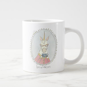 Caffeinaire Cutie   Brew Unicorn Extra Grote Beker