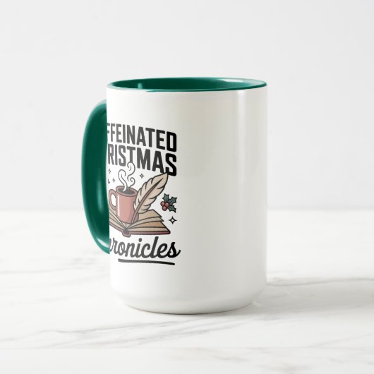 Caffeinated Christmas Chronicles Mug Holiday Fun (Devant gauche)