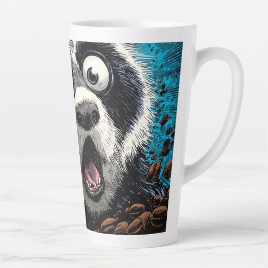 Caffeinated Panda Latte Mok (Rechts)