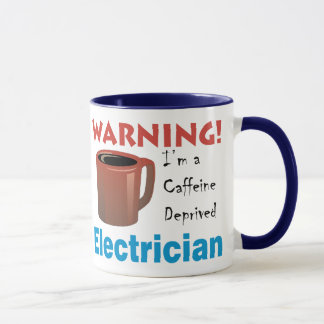 Caffeine-afhankelijke elektricien mok