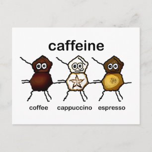 Caffeine Briefkaart