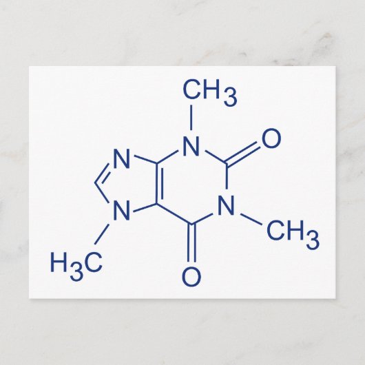 Caffeine Briefkaart (Voorkant)