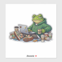 Caffeïne Chaos Uitgeputte Kikker Meme