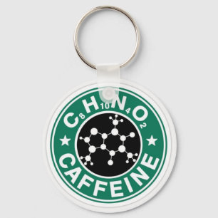 Caffeïne Chemie Sleutelhanger