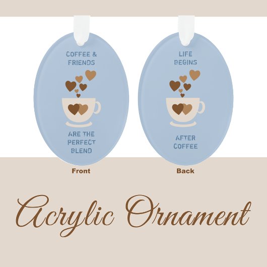Caffeine coeur amour pour le café amoureux bleu