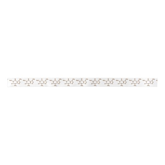 Caffeine Coffee Molecular Chemical Formule Lint (Voorkant)