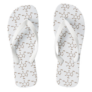 Caffeine Coffee Molecular Chemical Formule Teenslippers