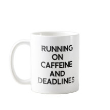 Caffeïne & Deadlines Hustle Mok
