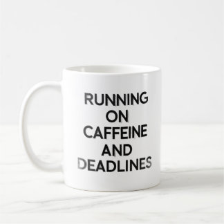 Caffeïne & Deadlines Hustle Mok