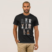 Caffeine Espresso Latte T-shirt (Voorkant volledig)
