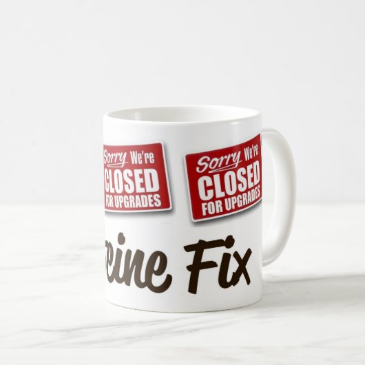 Caffeine Fix Mok koffiebeker (Voorkant rechts)