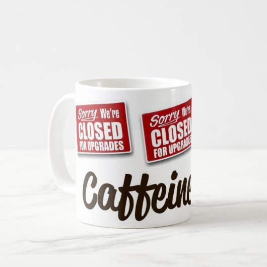 Caffeine Fix Mok koffiebeker (Voorkant links)