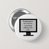 Caffeine in Code Button (Voorkant /achterkant)