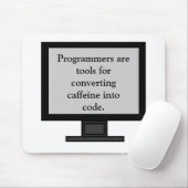 Caffeine in Code Mousepad Muismat (Met muis)