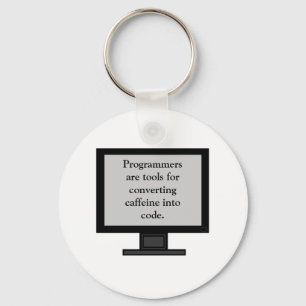 Caffeïne in Code Sleutelhanger