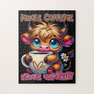Caffeïne Inademen Negativiteit Uitademen Legpuzzel